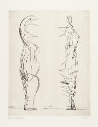 Two Standing Figures No. V