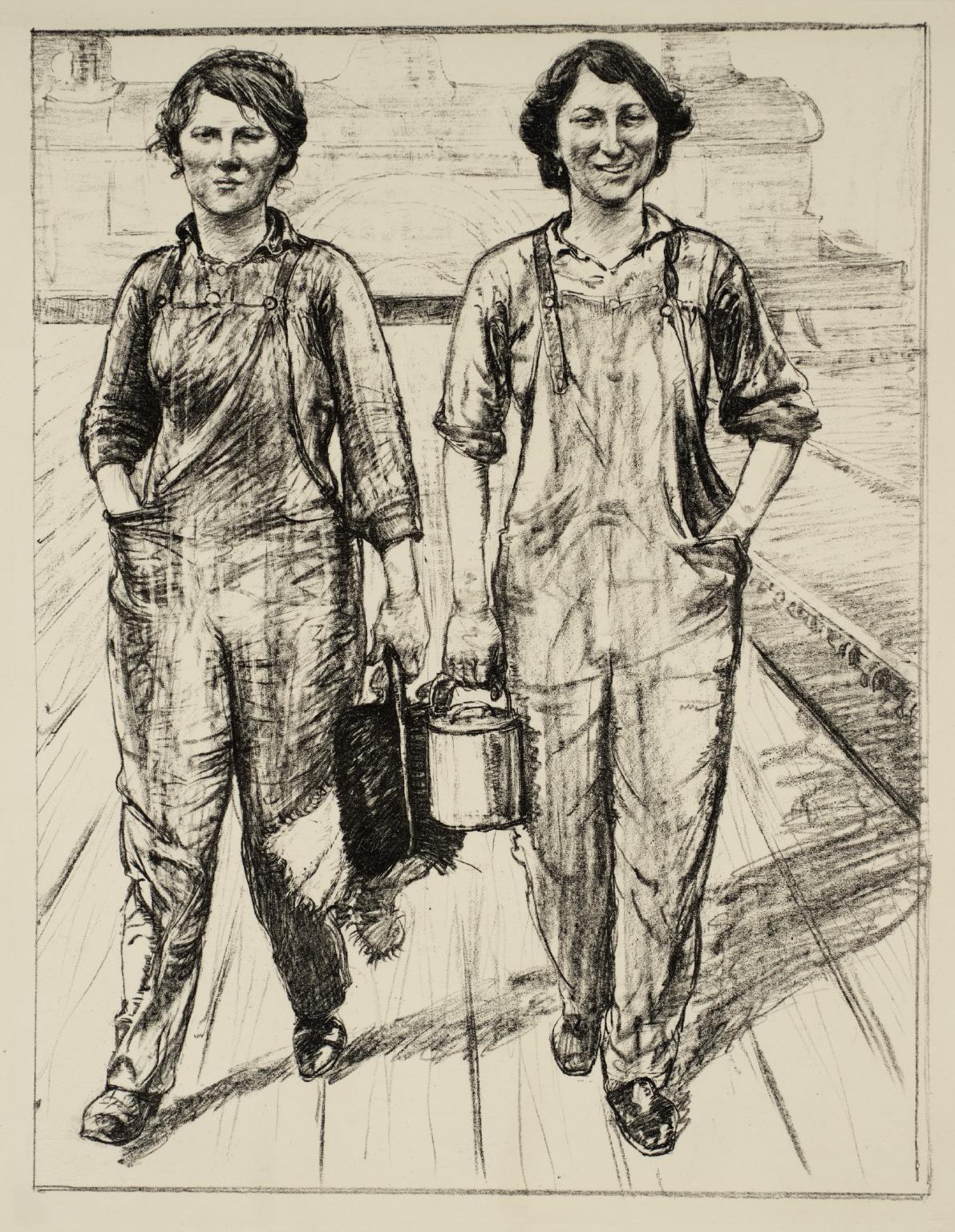 Women’s Work: On the Railway - Engine and Carriage Cleaners
