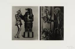 H. Left: Television Series ‘Lost in Space’: Robot as in ‘Forbidden Planet’. Right: Soviet Dog and Man Exit from Space Chamber