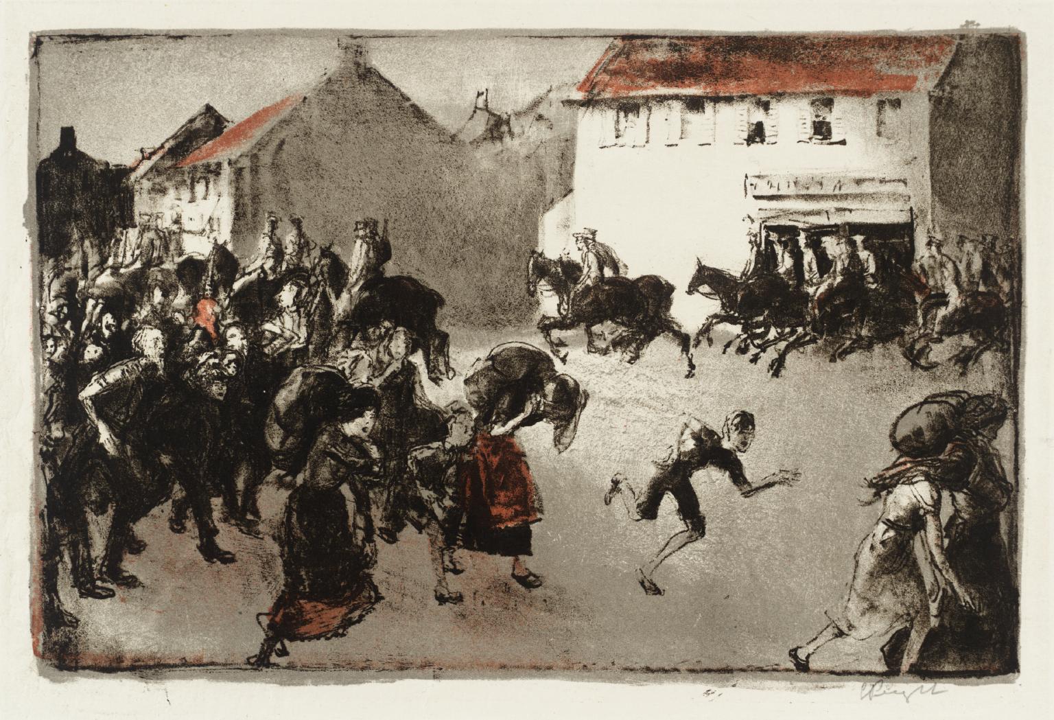 The Third Cavalry Division in Ghent, 12 October 1914