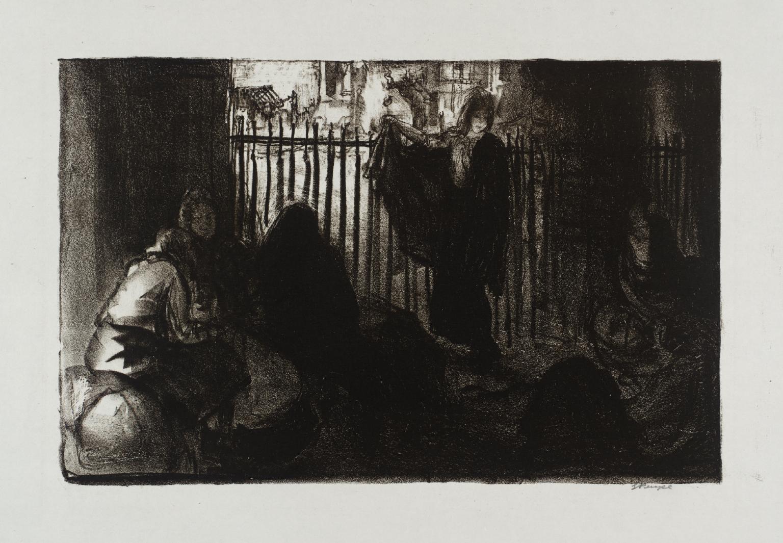 Untitled (Refugees Sheltering among Ruins)