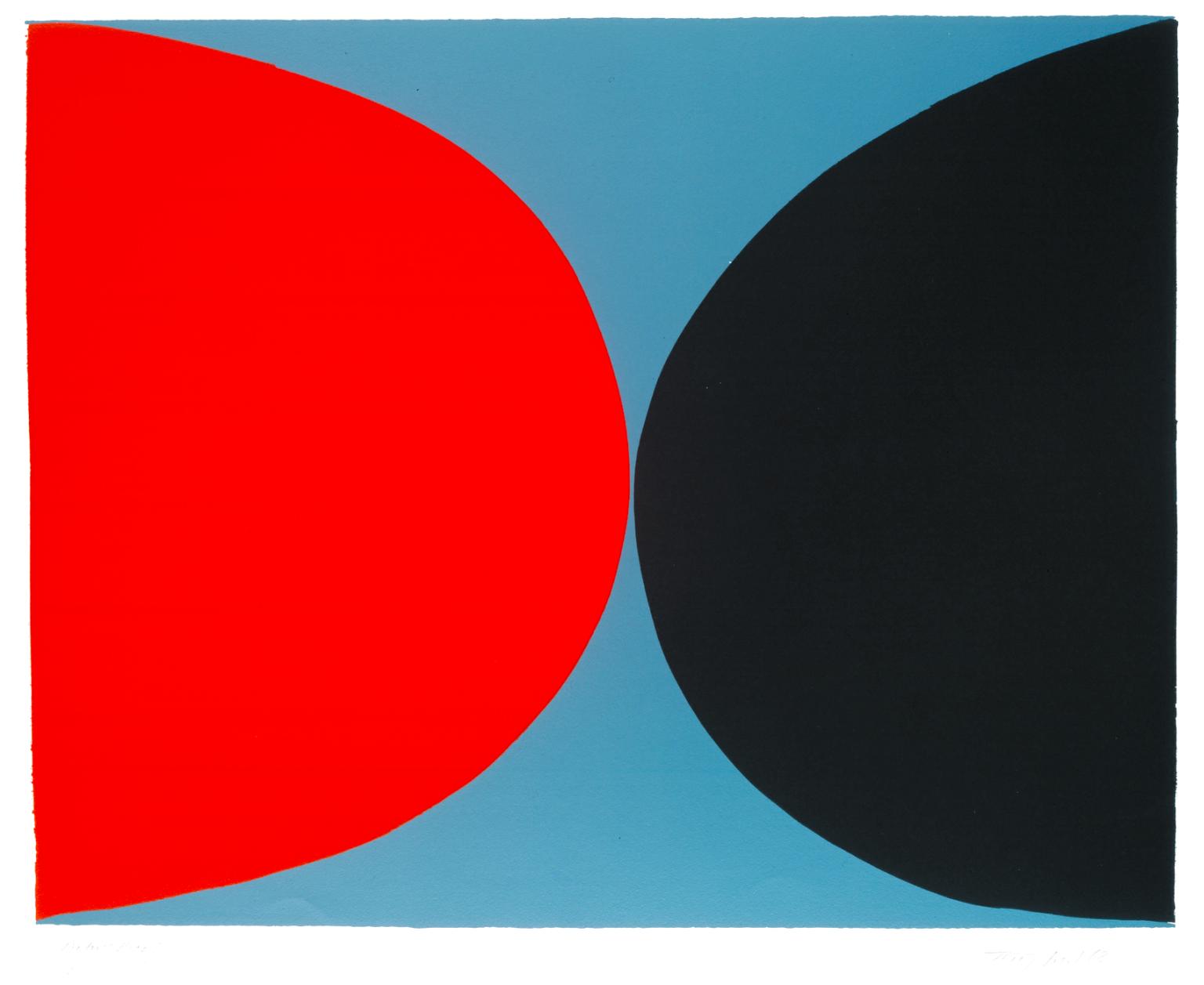 Red and Black on Grey