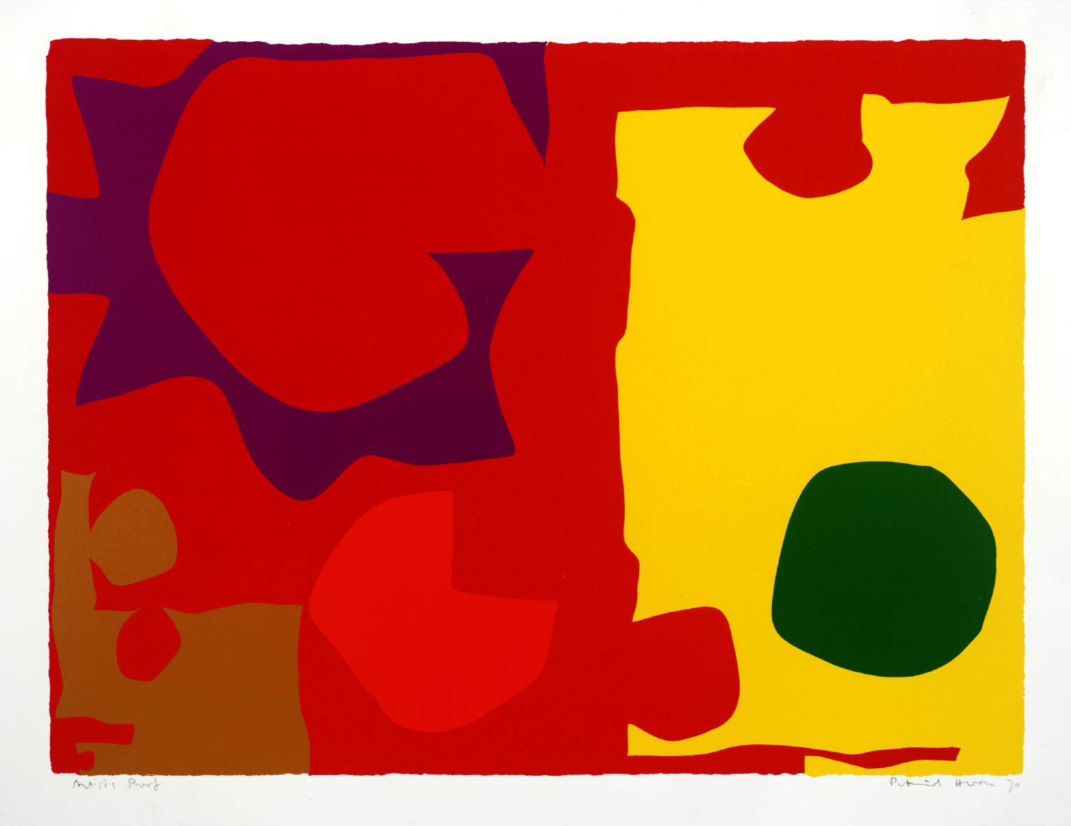 Six in Vermilion with Green in Yellow : April 1970