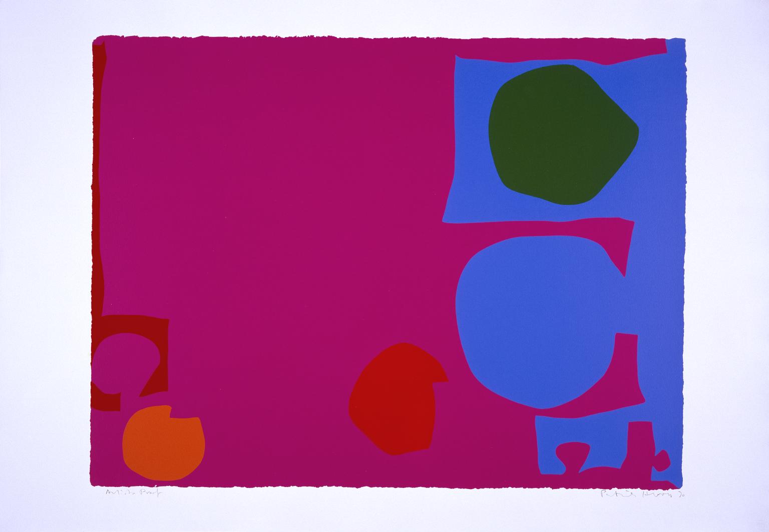 Three Reds in Magenta and Green in Blue : April 1970