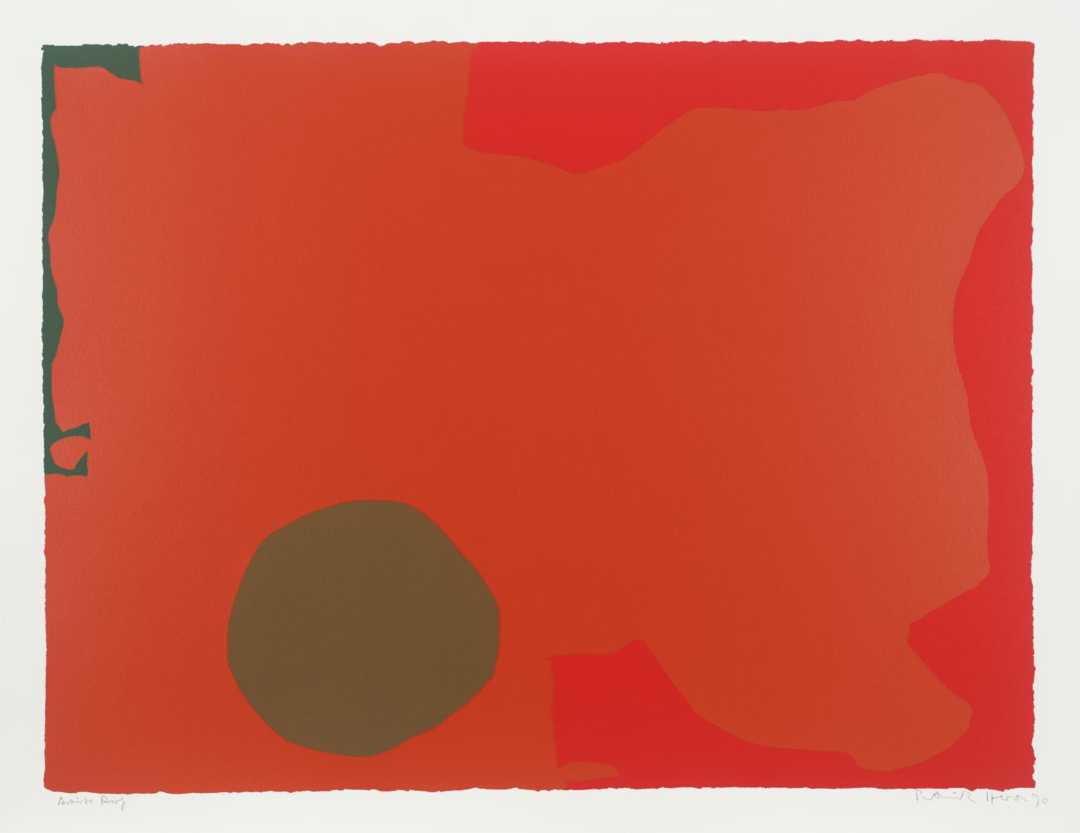 Umber Disc and Red Edge : April 1970