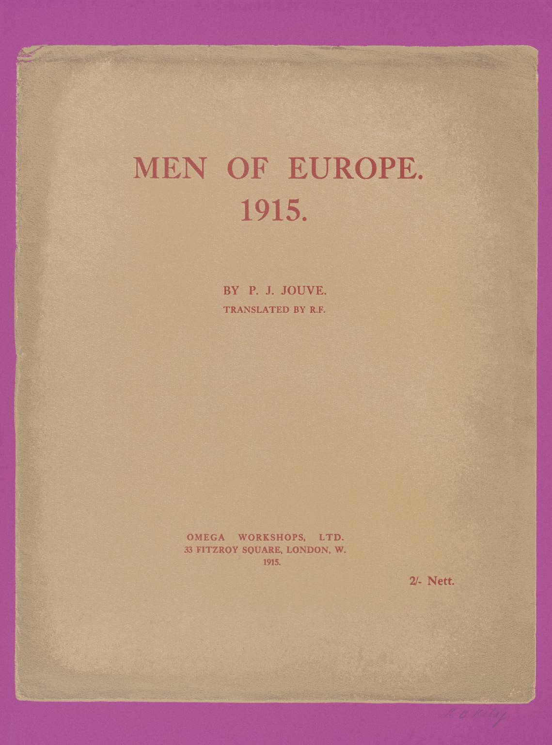 Men of Europe 1915