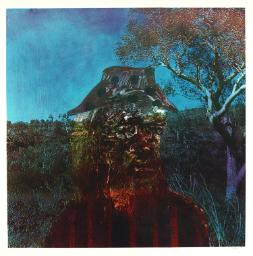 Landscape - Miner and Tree