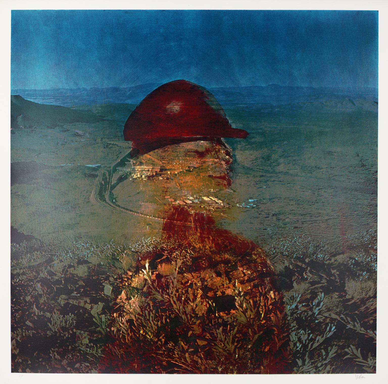 Landscape - Miner/Red Helmet