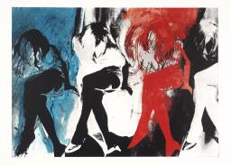 Eye and Camera: Blue and Red