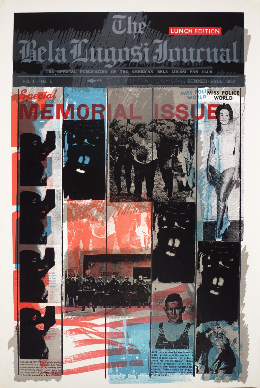 Bela Lugosi Journal B', Joe Tilson, 1969 | Tate