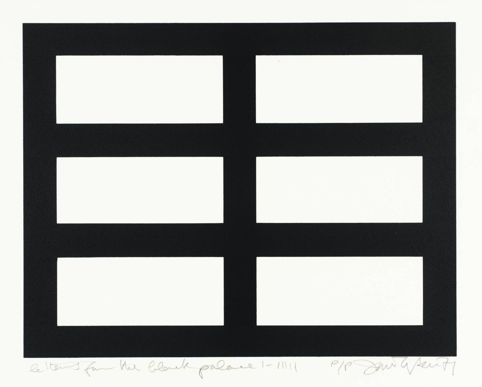 Letters from the Black Palace I-IIIII [title page]