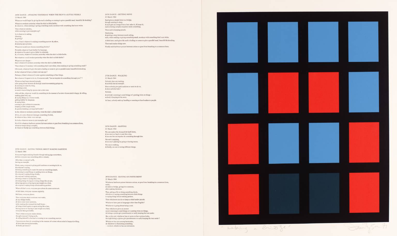 Making a Bridge [illustration for ‘Folio 5, Dances 24-29’]