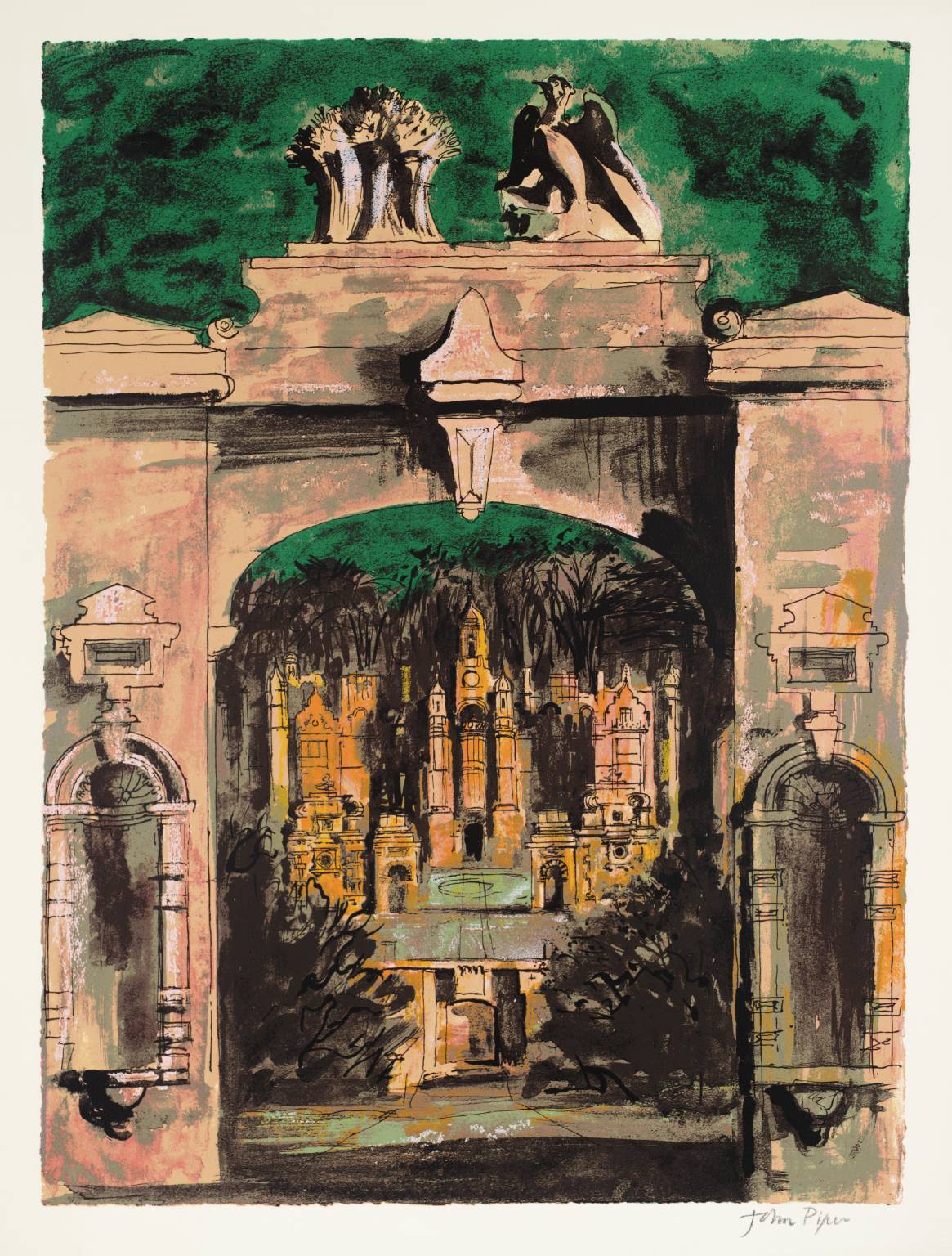 Harlaxton through the Gate