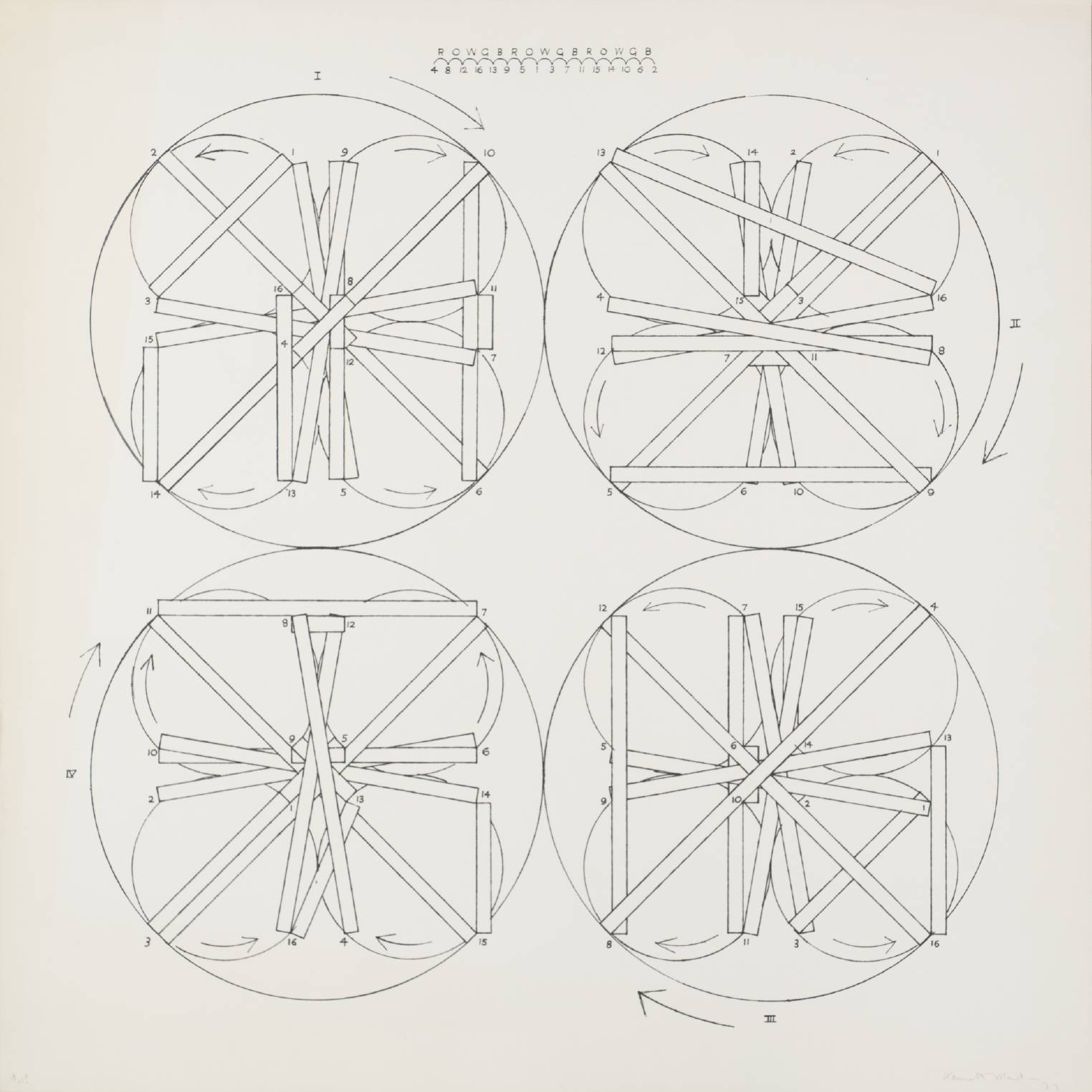 Rotation ‘Frankfurt’, Key Drawing