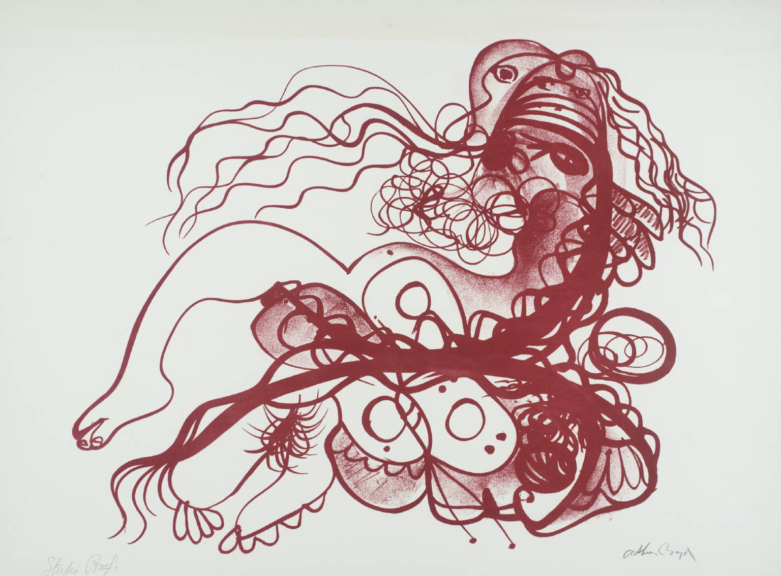 Butterfly Man (Maroon)