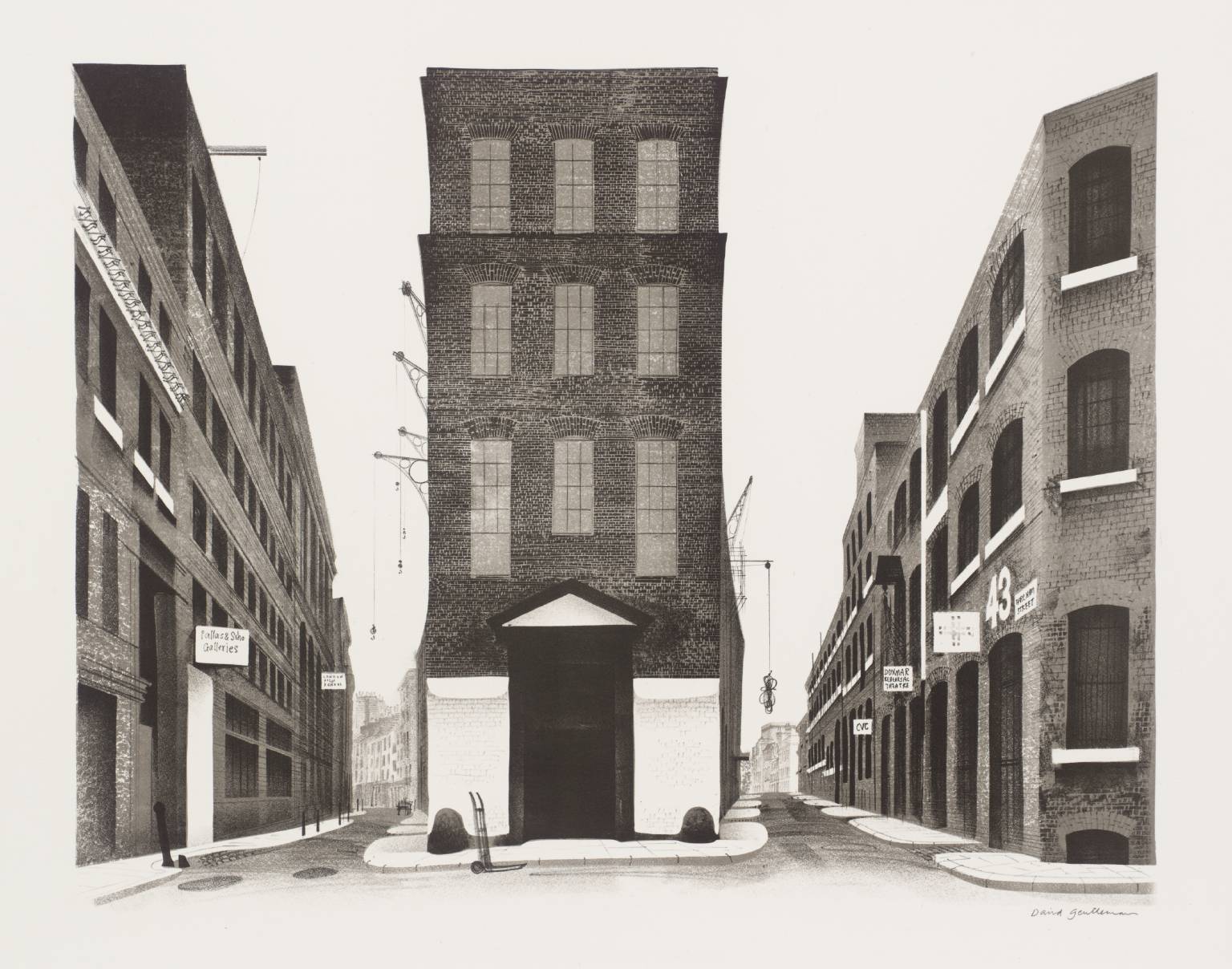 Warehouses between Shelton St and Earlham St