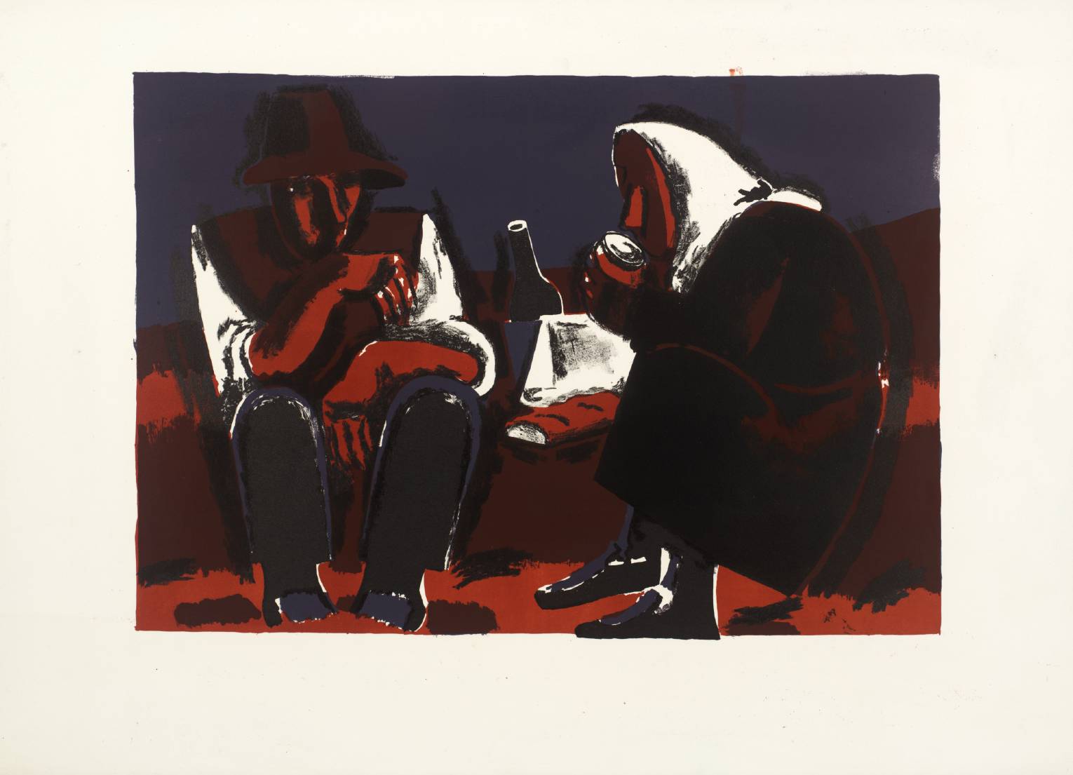 Two Seated Peasants