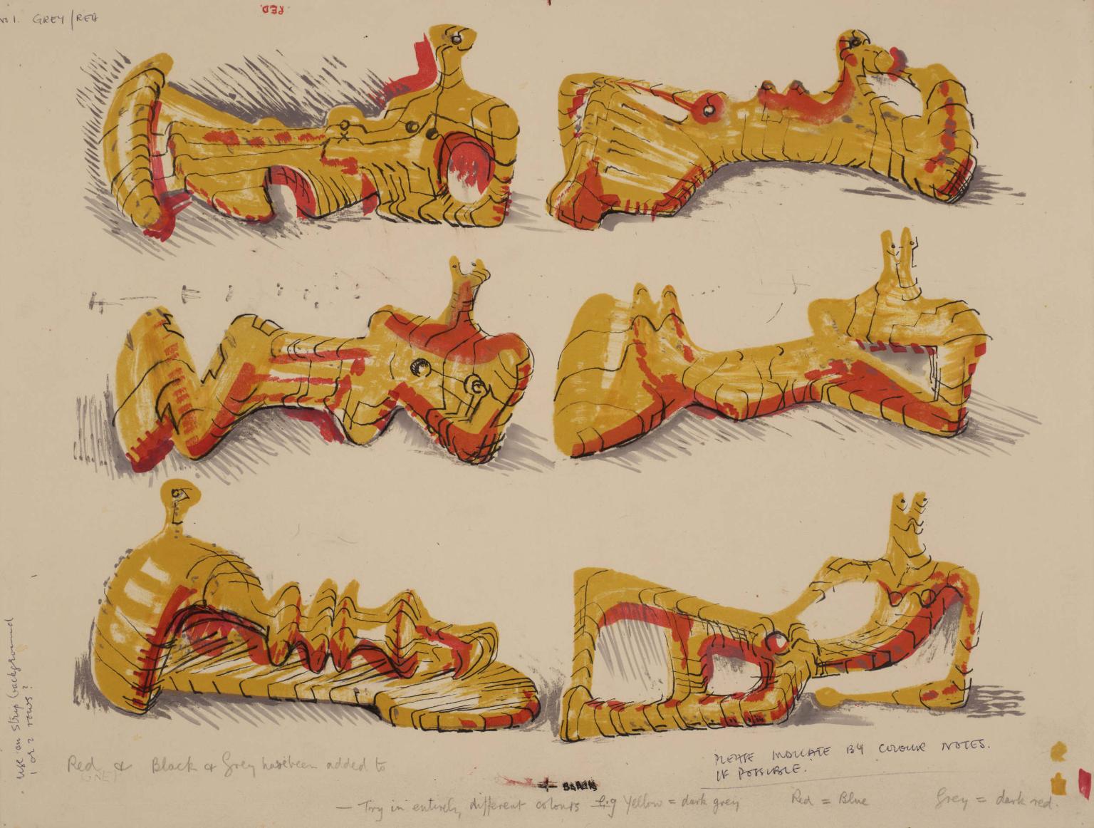 Six Reclining Figures