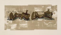 Two Reclining Figures with River Background