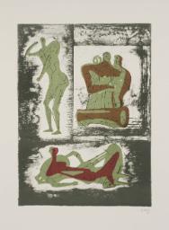 Reclining & Standing Figure and Family Group