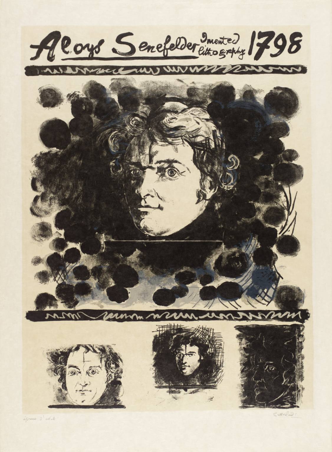 Portrait of Aloys Senefelder