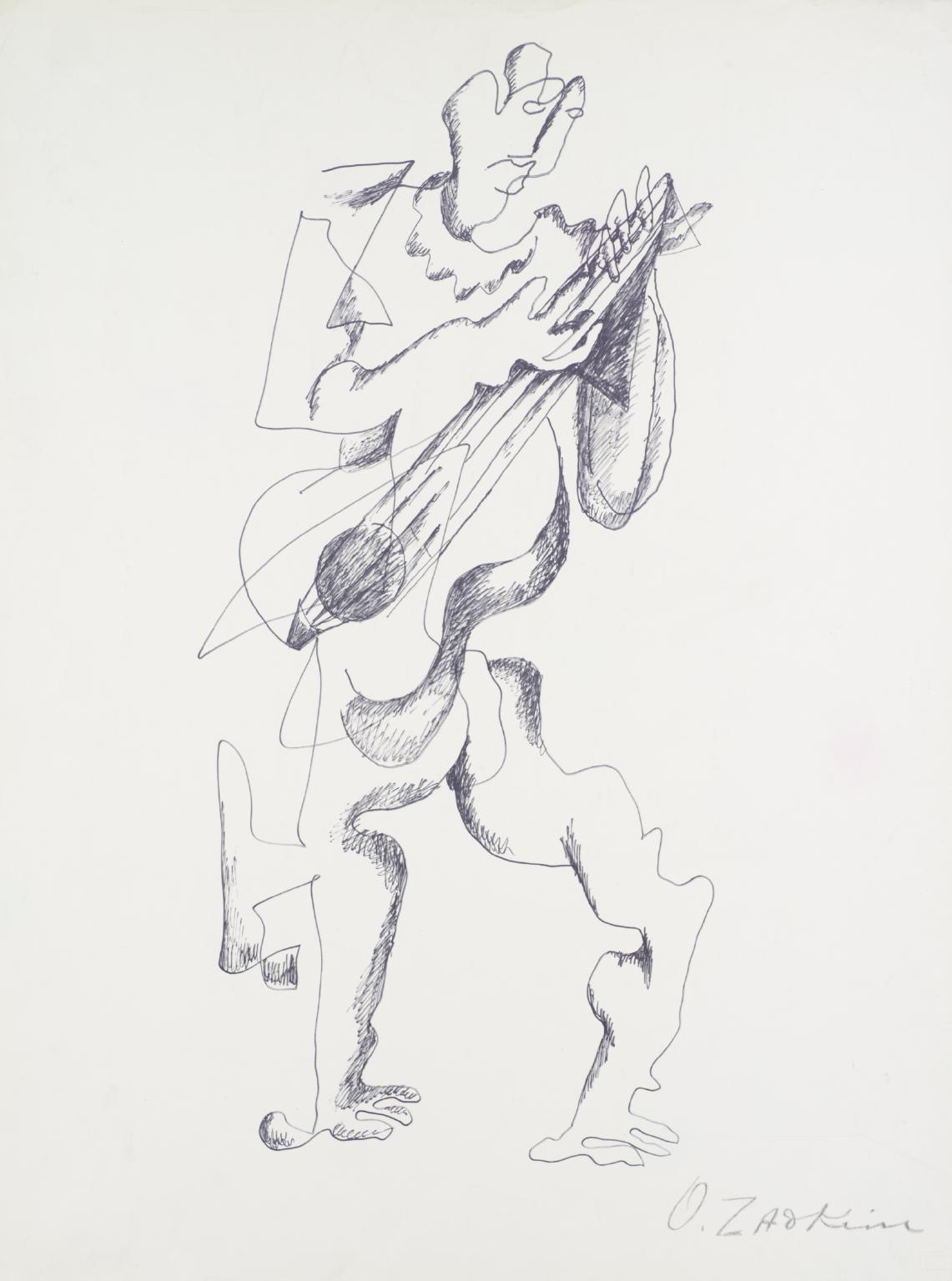 Figure with Guitar