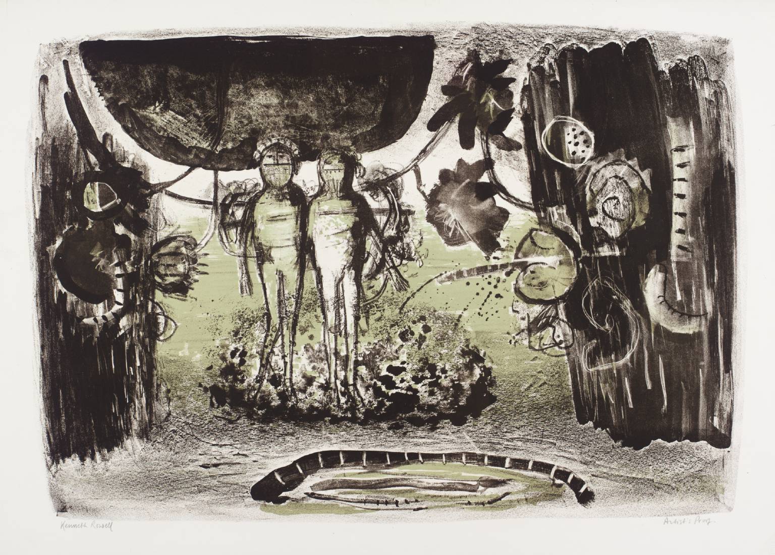 Two Figures in a Landscape