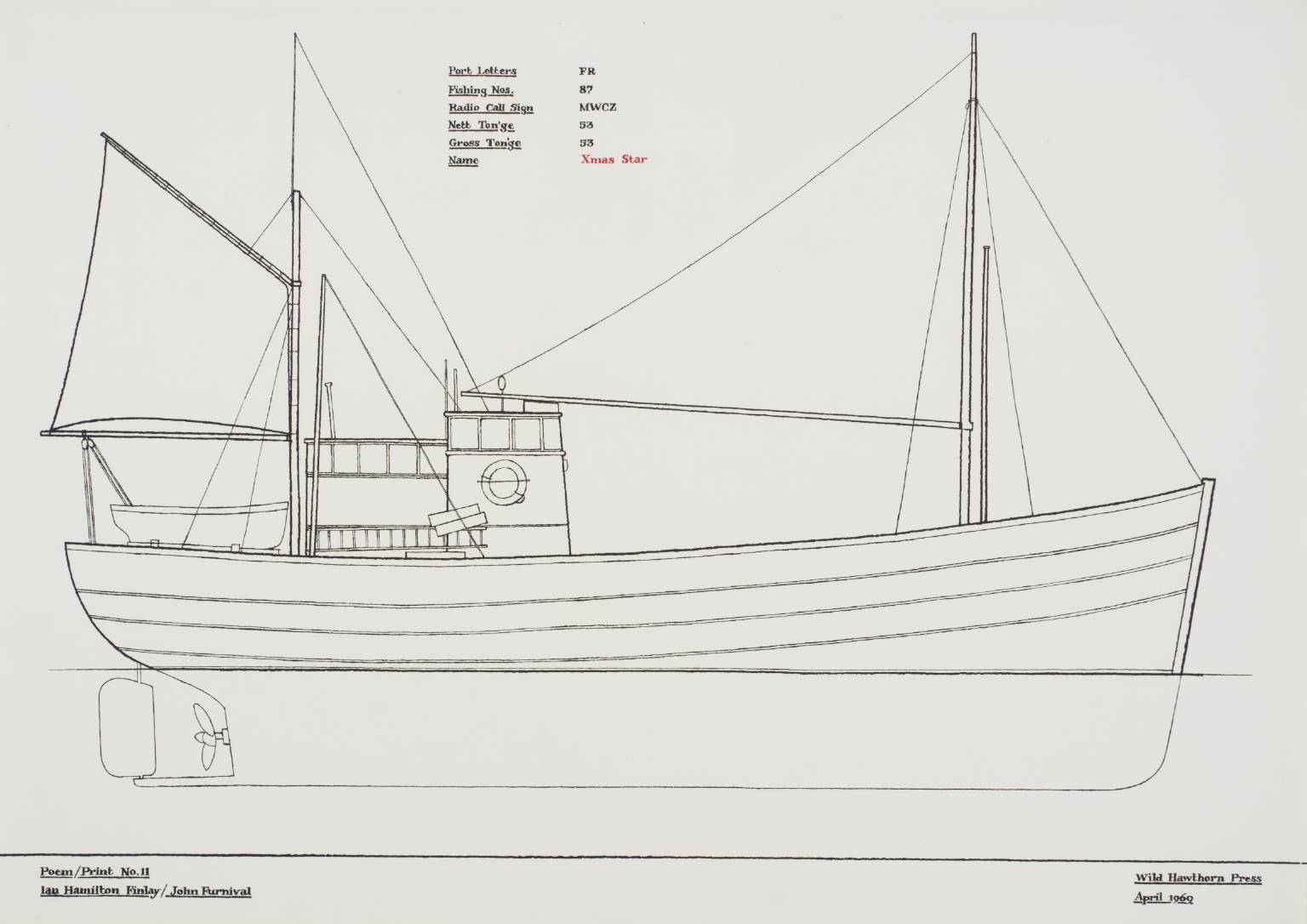 Poem/Print No. 11 [collaboration with John Furnival]