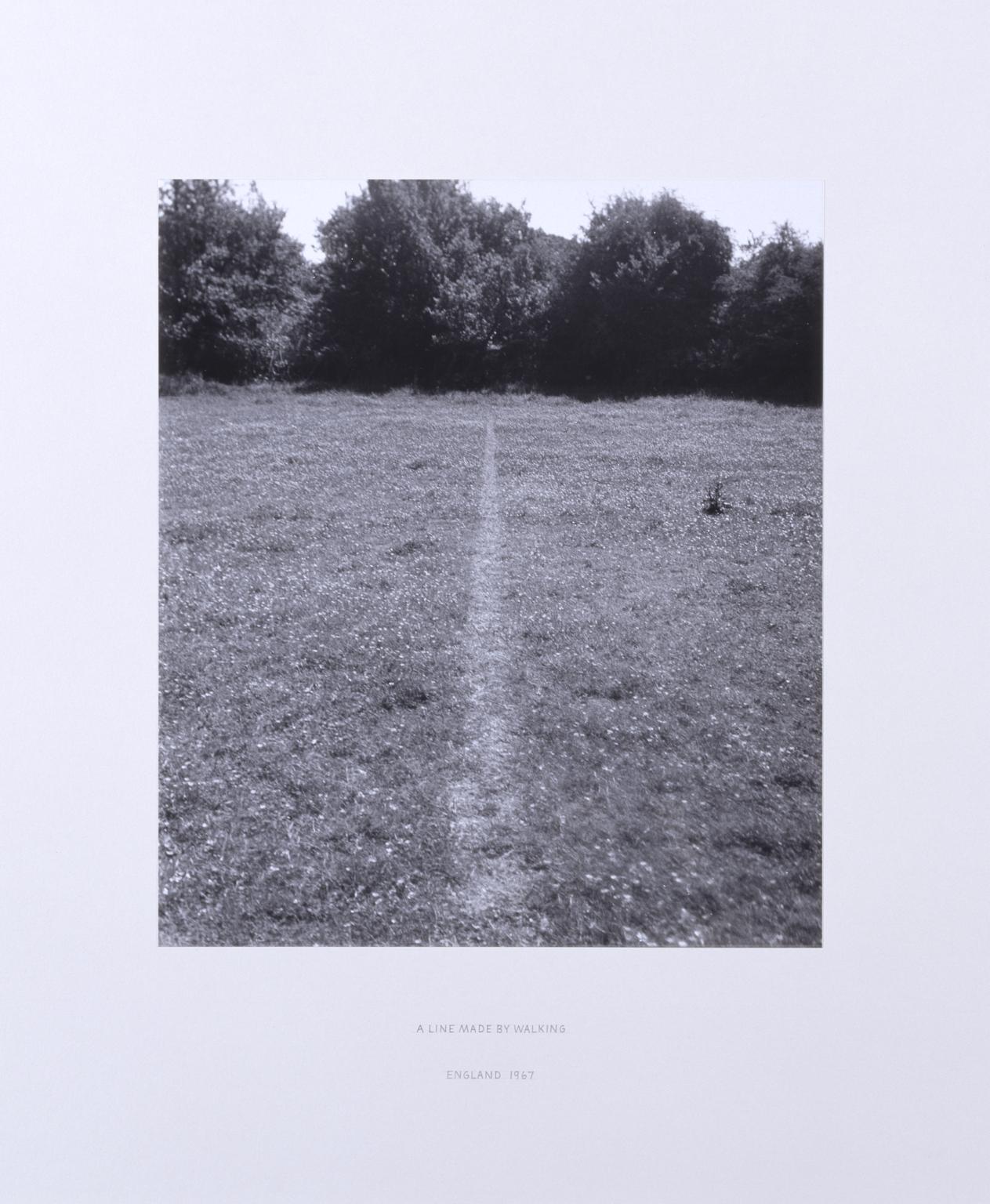 Richard Long "A Line Made by Walking"