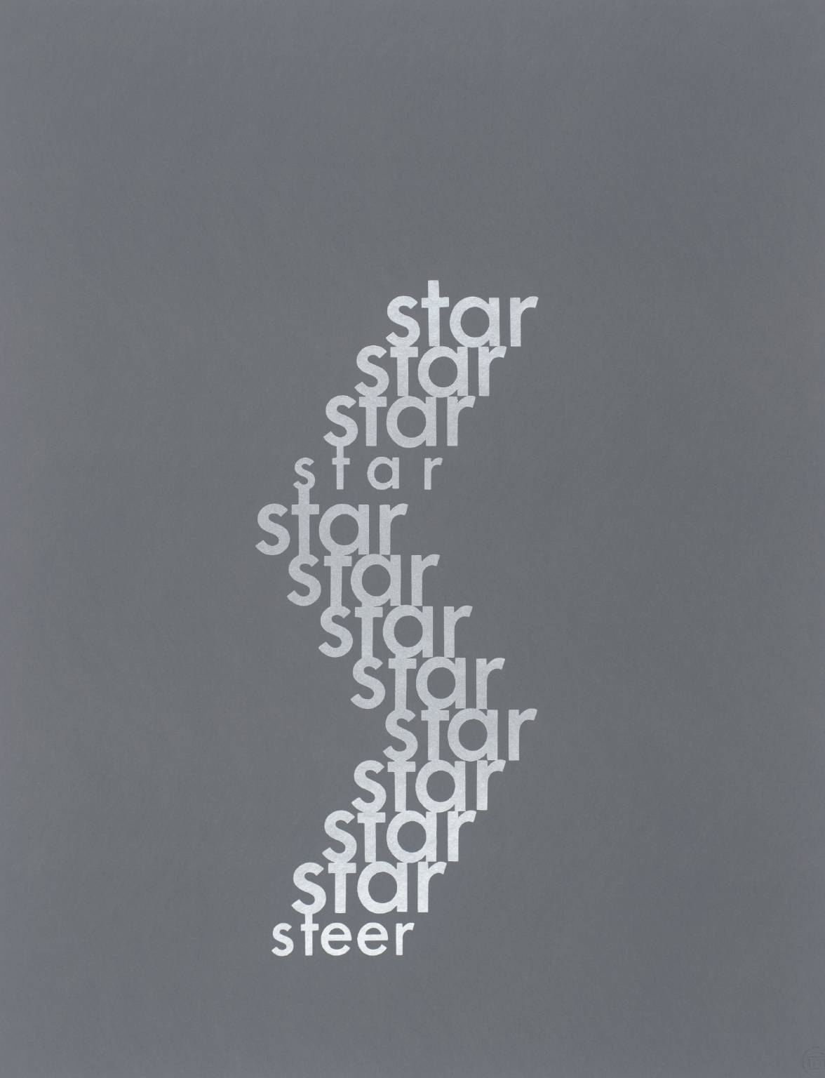 Star/Steer', Ian Hamilton Finlay, 1968 | Tate