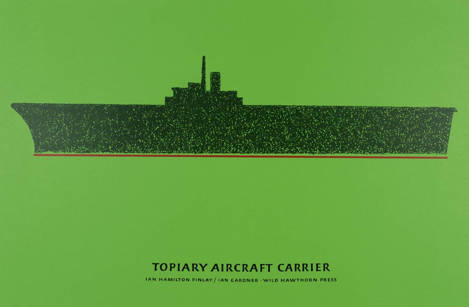 Topiary Aircraft Carrier [collaboration with Ian Gardner]