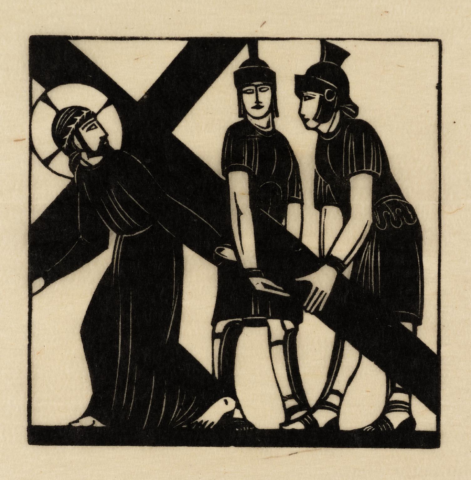 Jesus Receives His Cross