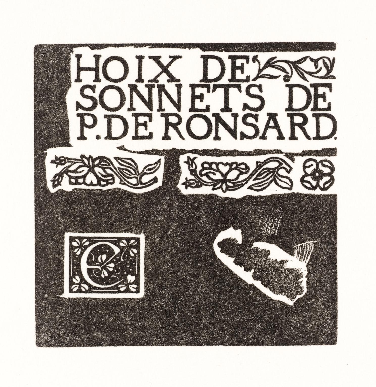 Choix de sonnets
