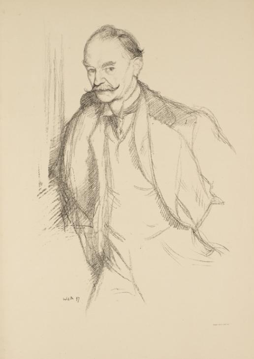 ‘Mr Thomas Hardy [Part I]’, Sir William Rothenstein, 1897 | Tate