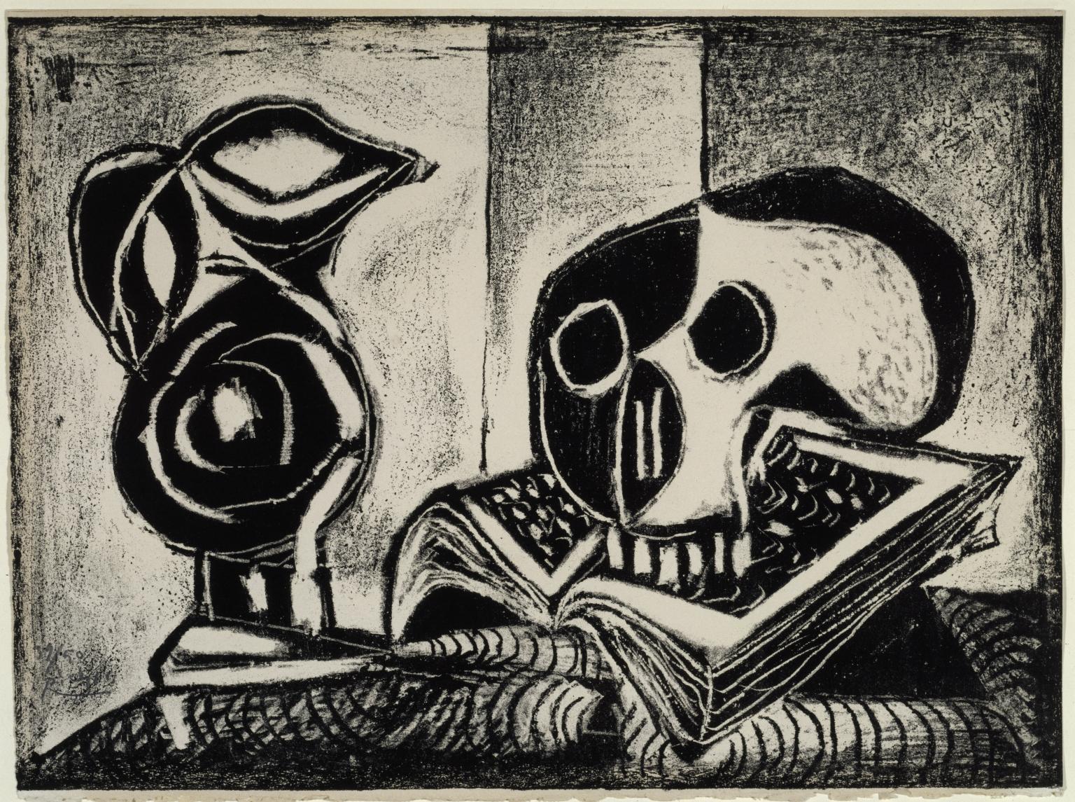 Picasso skeleton painting