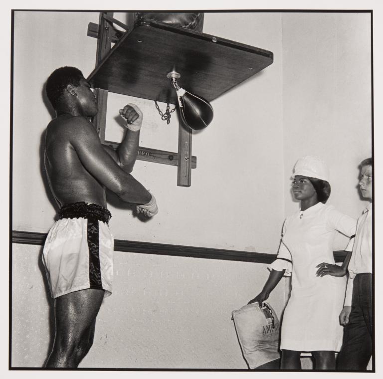 Muhammad Ali training, Earl's Court, London', James Barnor, 1966