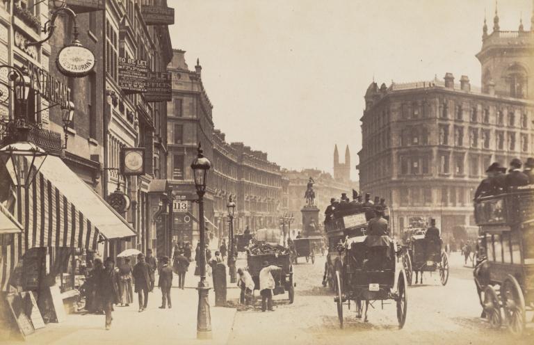 ‘Holborn Circus’, Unknown artist, c.1880 | Tate