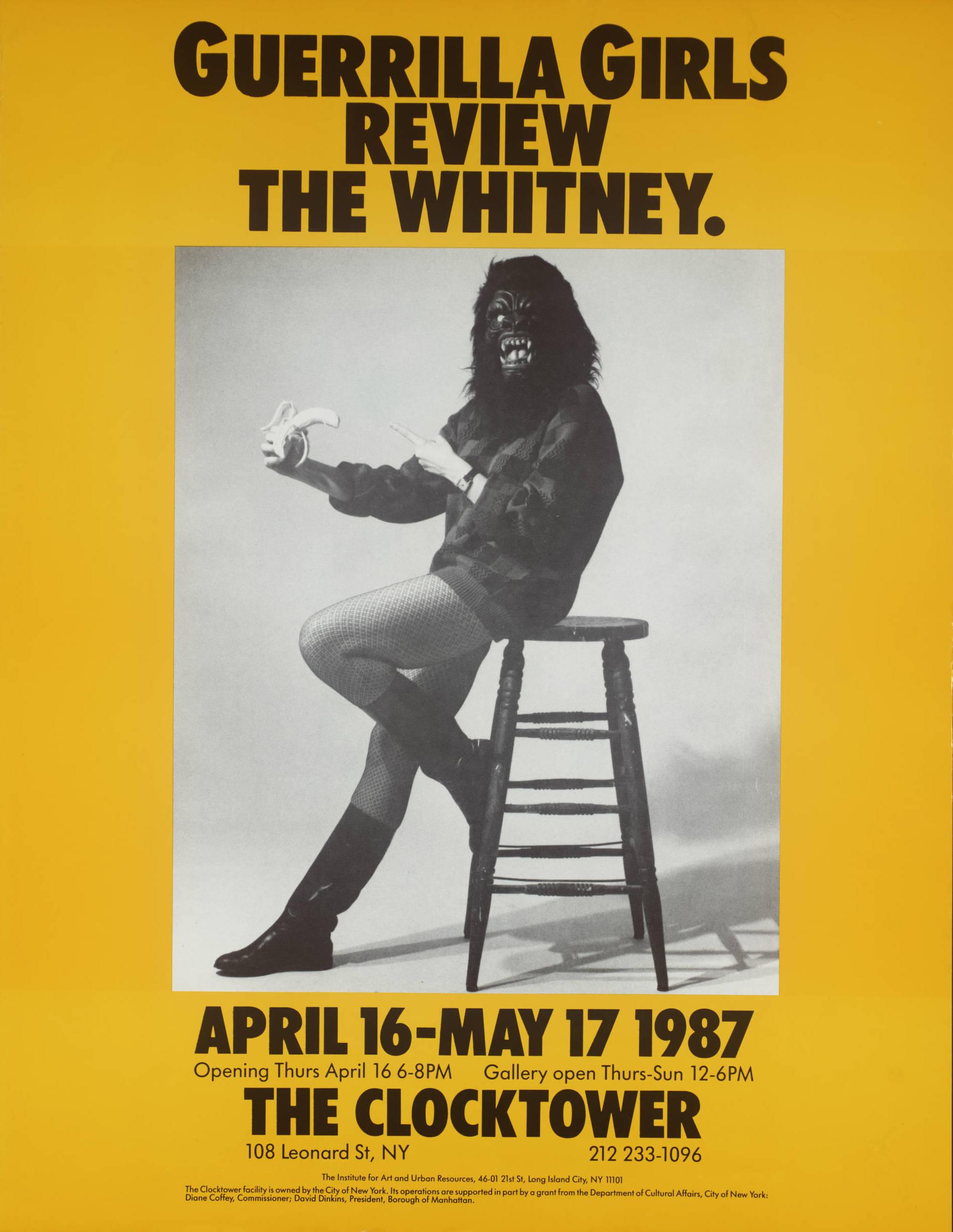 P78798: Guerrilla Girls Review The Whitney