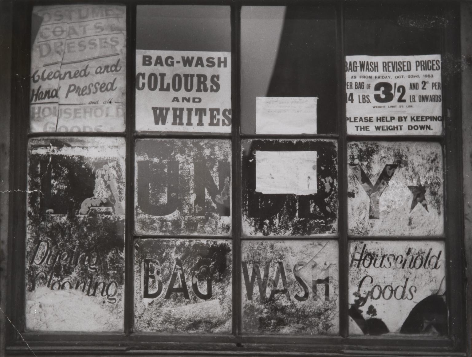 The bagwash, the forerunner of the laundrette, 1940s-1960s UK