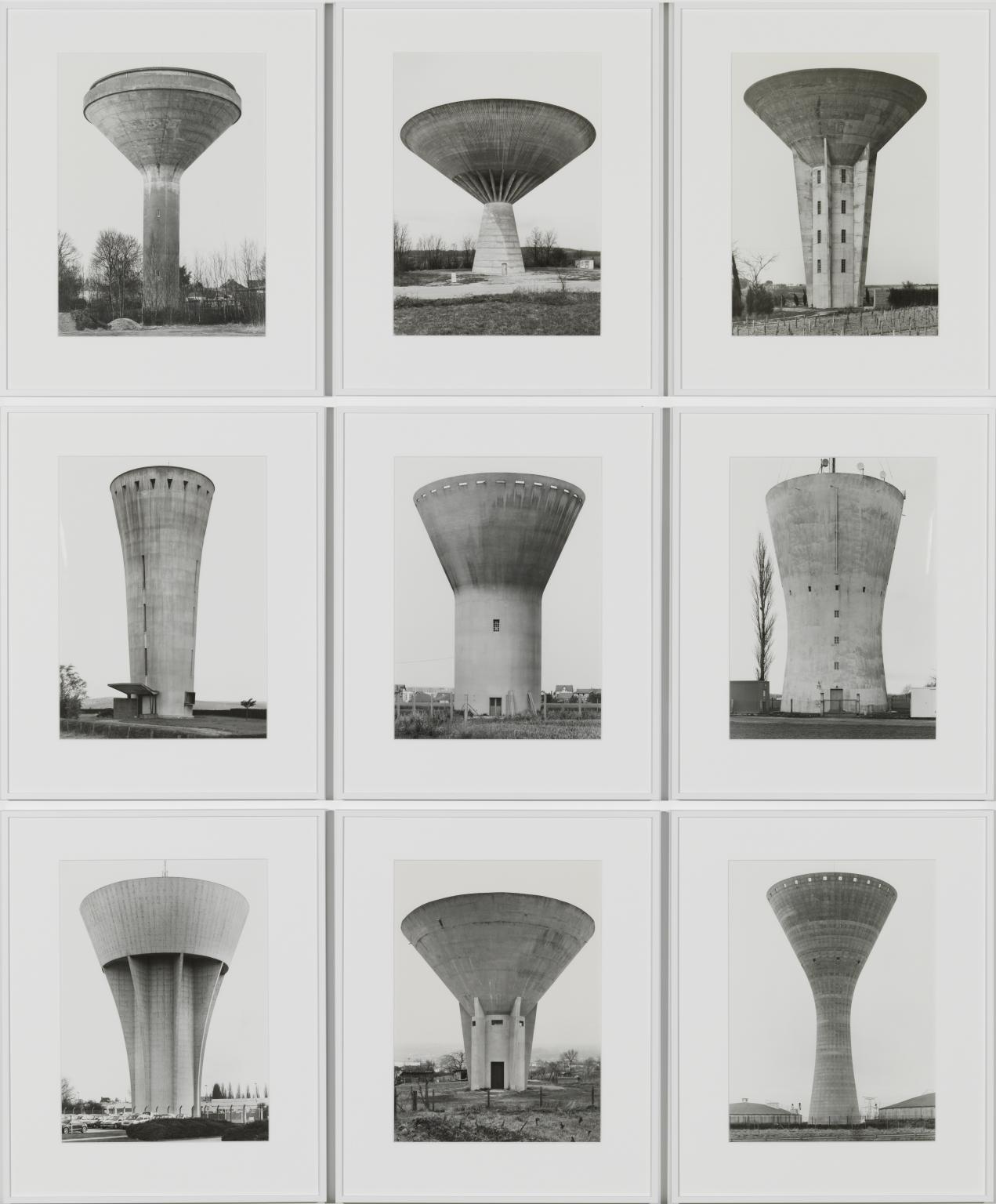 Water Towers', Bernd Becher and Hilla Becher, 1972–2009 | Tate
