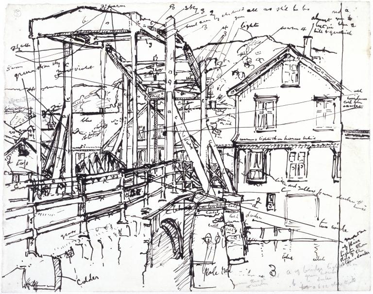 Harold Gilman, ‘Study for 'Canal Bridge, Flekkefjord'’ c.1913