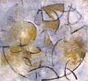 Wendy Pasmore, ‘Oval Motif in Grey and Ochre’ 1961