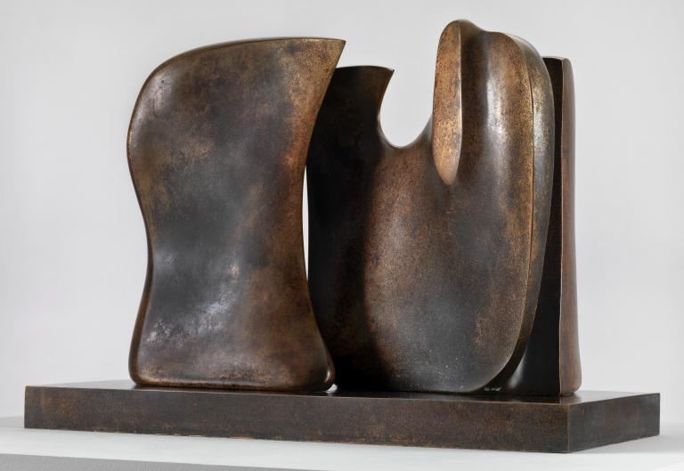 Henry Moore OM, CH, ‘Working Model for Knife Edge Two Piece’ 1962, cast 1963