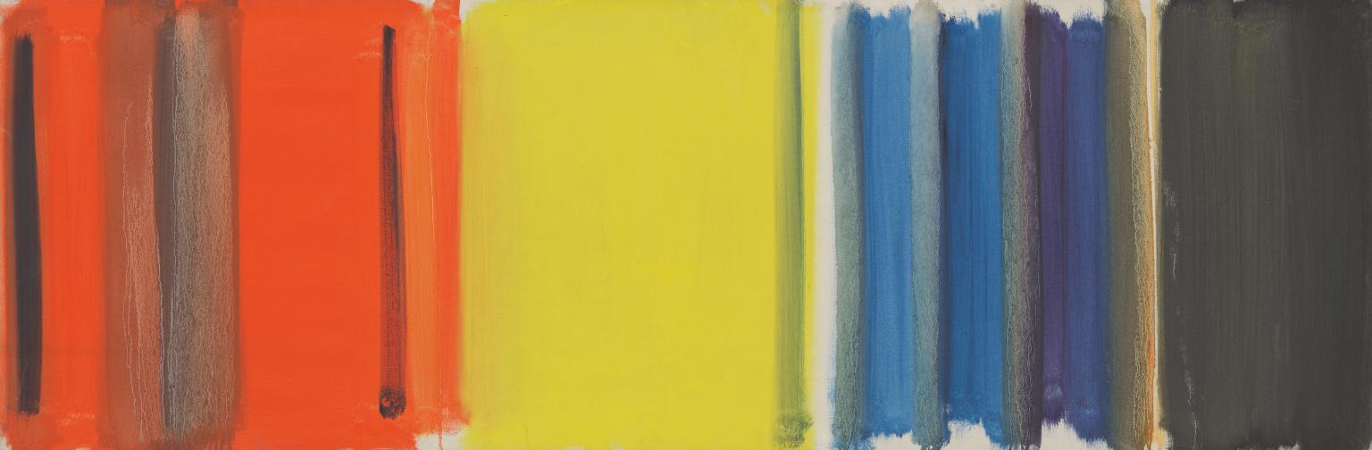 Scarlet, Lemon and Ultramarine : March 1957