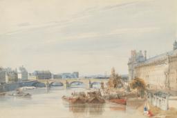 The Seine and Palace of the Tuileries