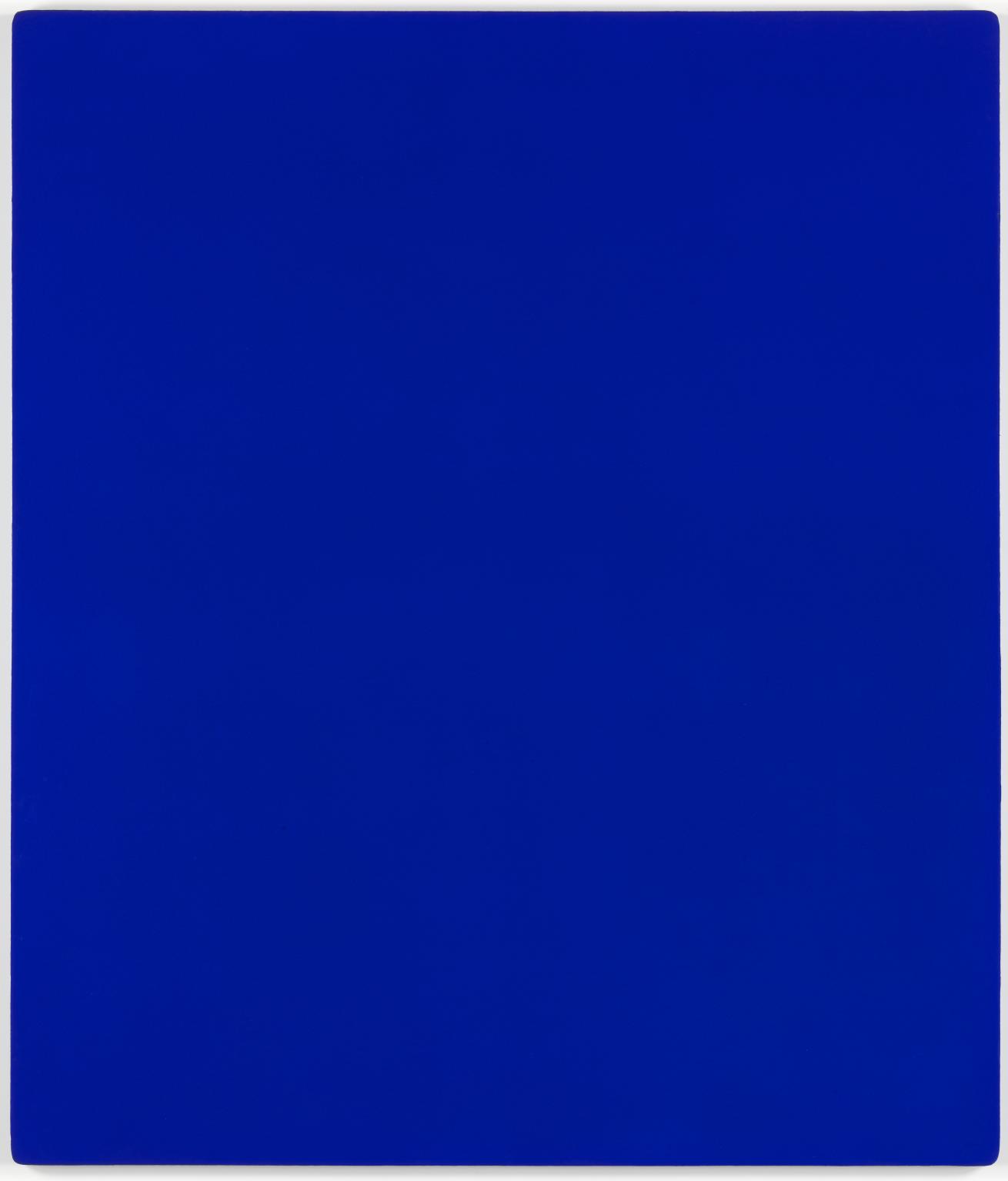 history of blue "IKB 79" by Yves Klein (Photo by Tate Modern)