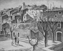 Adrian Allinson, ‘Ibizan Waterfront’ 1933