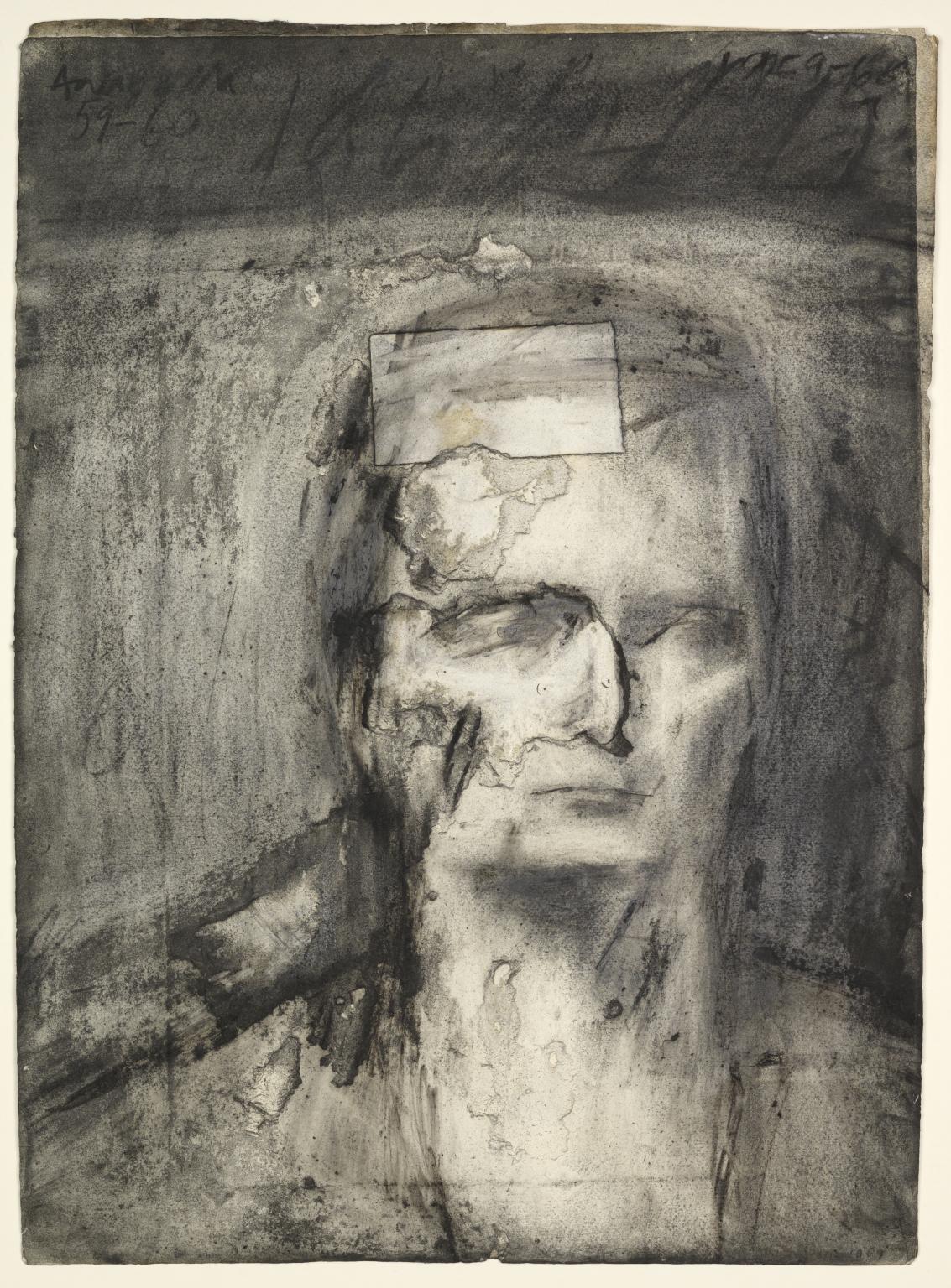 frank auerbach self portrait