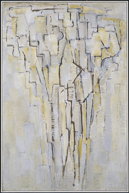 piet mondrian landscape with trees