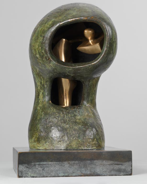 Henry Moore OM, CH, ‘Helmet Head No.4: Interior-Exterior’ 1963, cast date unknown